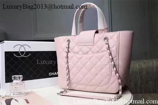 Chanel Tote Bag Sheepskin Leather A98665 Pink