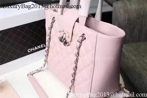 Chanel Tote Bag Sheepskin Leather A98665 Pink