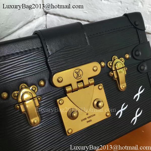 Louis Vuitton Epi Leather PETITE MALLE M54650 Black