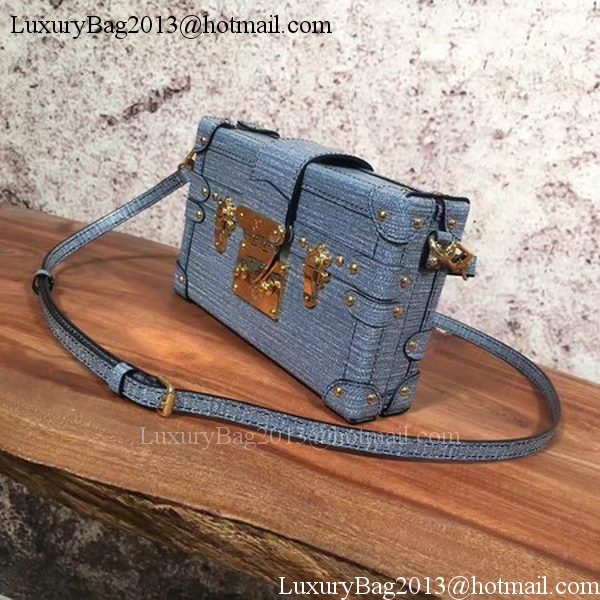 Louis Vuitton Epi Leather PETITE MALLE M54650 Blue