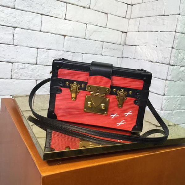 Louis Vuitton Epi Leather PETITE MALLE M54650 Red