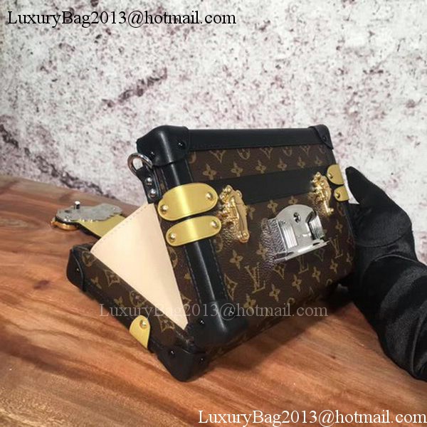 Louis Vuitton Monogram Canvas PETITE MALLE M43117 Black