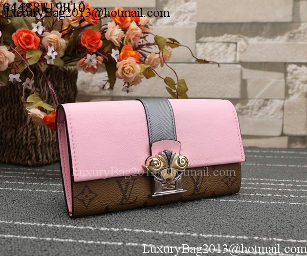 Louis Vuitton Monogram Reverse Canvas SARAH WALLET M64488 Pink