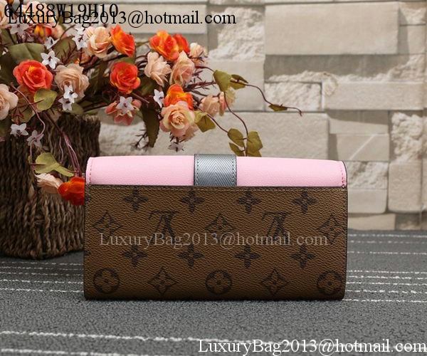 Louis Vuitton Monogram Reverse Canvas SARAH WALLET M64488 Pink