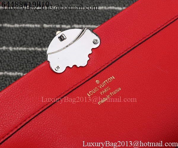 Louis Vuitton Monogram Reverse Canvas SARAH WALLET M64488 Red