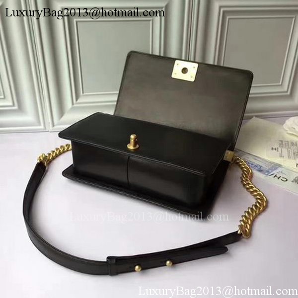 Boy Chanel Flap Shoulder Bag Original Sheepskin Leather A67086 Black