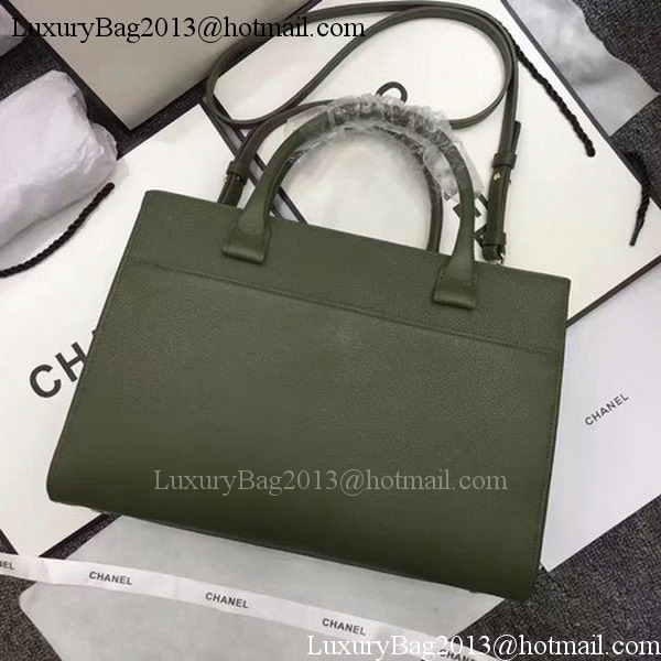 Chanel Medium Tote Bag Original Leather CHA6847 Green