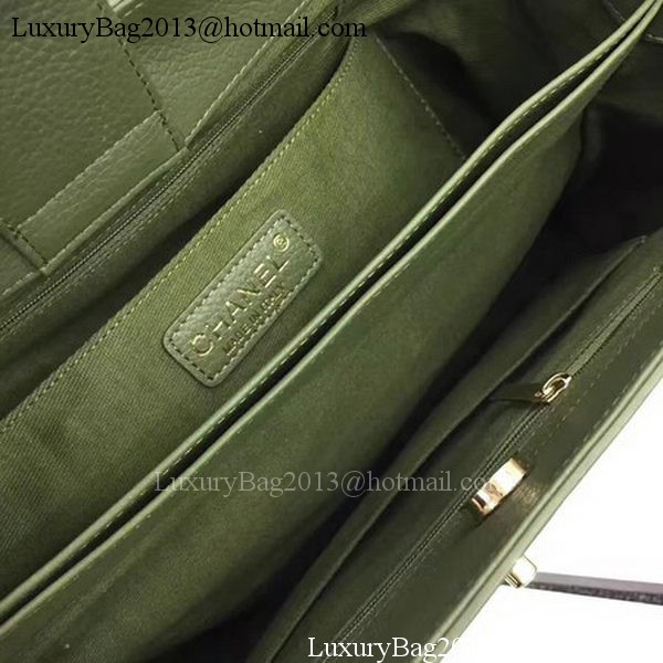 Chanel Medium Tote Bag Original Leather CHA6847 Green