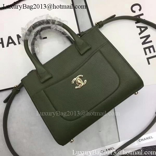 Chanel Small Tote Bag Original Leather CHA6848 Green