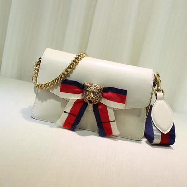 Gucci Osiride Leather Shoulder Bag 453777 OffWhite