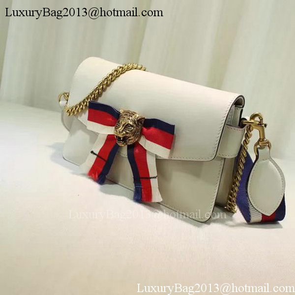 Gucci Osiride Leather Shoulder Bag 453777 OffWhite