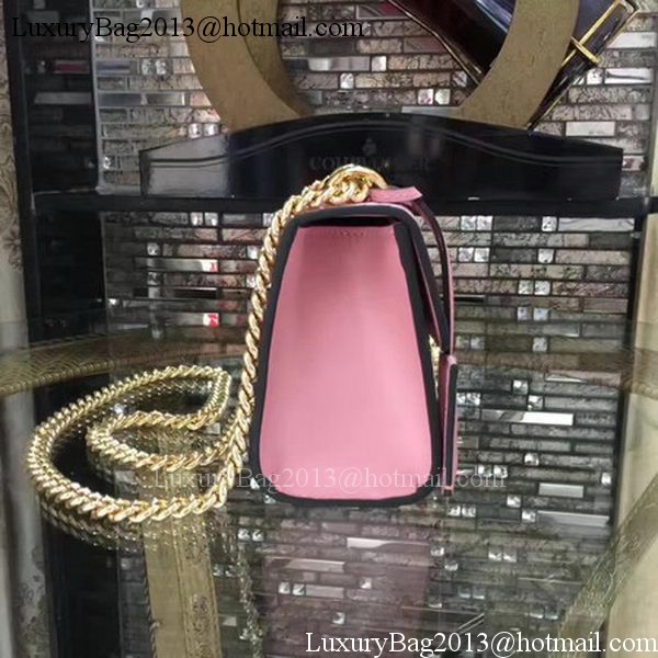 Gucci Padlock Gucci Signature Mini Shoulder Bag 409487 Pink