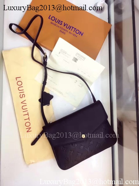 Louis Vuitton Monogram Empreinte POCHETTE FELICIE M50258 Black