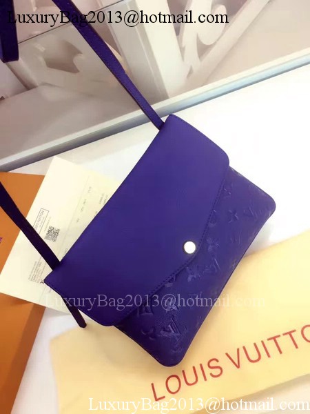 Louis Vuitton Monogram Empreinte POCHETTE FELICIE M50258 Blue