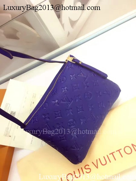 Louis Vuitton Monogram Empreinte POCHETTE FELICIE M50258 Blue