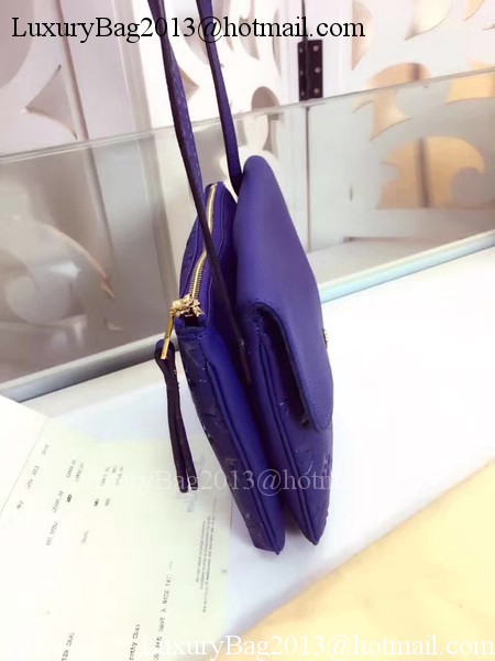 Louis Vuitton Monogram Empreinte POCHETTE FELICIE M50258 Blue