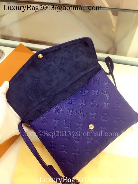 Louis Vuitton Monogram Empreinte POCHETTE FELICIE M50258 Blue