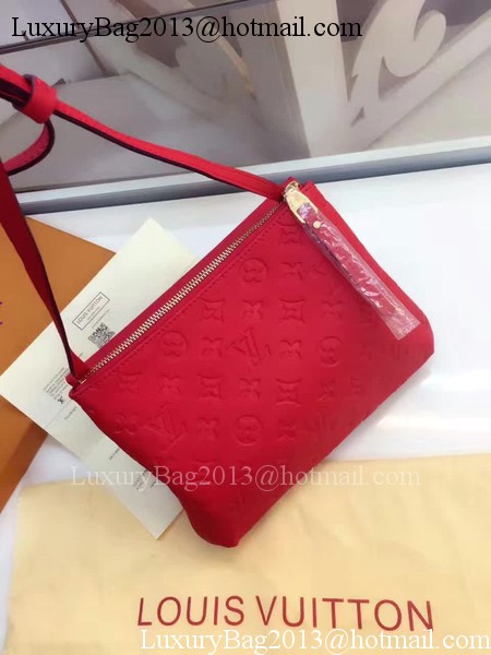 Louis Vuitton Monogram Empreinte POCHETTE FELICIE M50258 Dark Red
