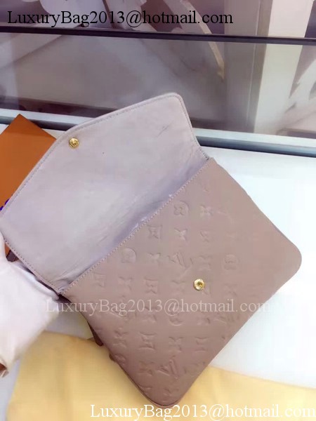 Louis Vuitton Monogram Empreinte POCHETTE FELICIE M50258 Light Pink