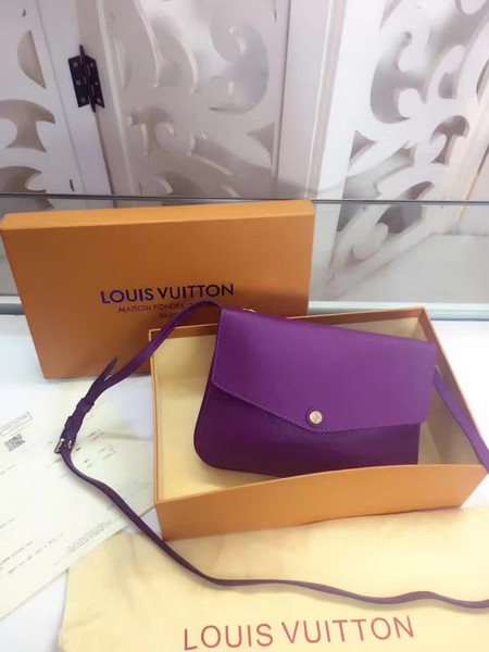 Louis Vuitton Monogram Empreinte POCHETTE FELICIE M50258 Purple