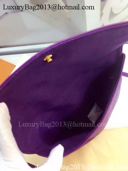 Louis Vuitton Monogram Empreinte POCHETTE FELICIE M50258 Purple