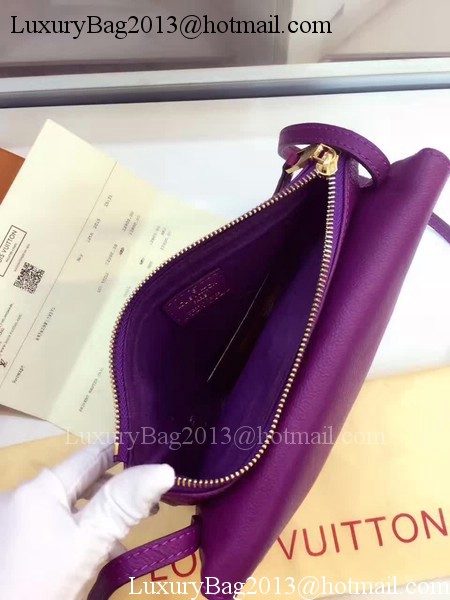 Louis Vuitton Monogram Empreinte POCHETTE FELICIE M50258 Purple
