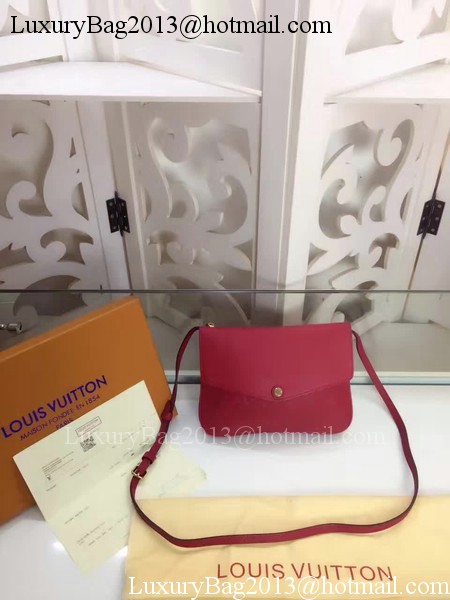 Louis Vuitton Monogram Empreinte POCHETTE FELICIE M50258 Red