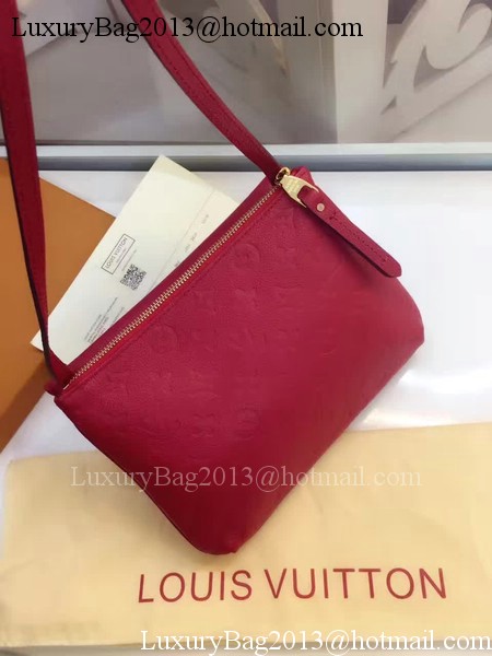 Louis Vuitton Monogram Empreinte POCHETTE FELICIE M50258 Red