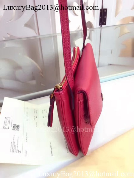 Louis Vuitton Monogram Empreinte POCHETTE FELICIE M50258 Red