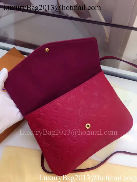 Louis Vuitton Monogram Empreinte POCHETTE FELICIE M50258 Red