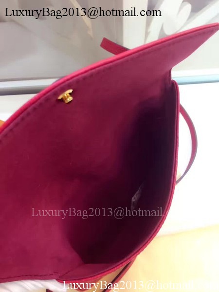 Louis Vuitton Monogram Empreinte POCHETTE FELICIE M50258 Red