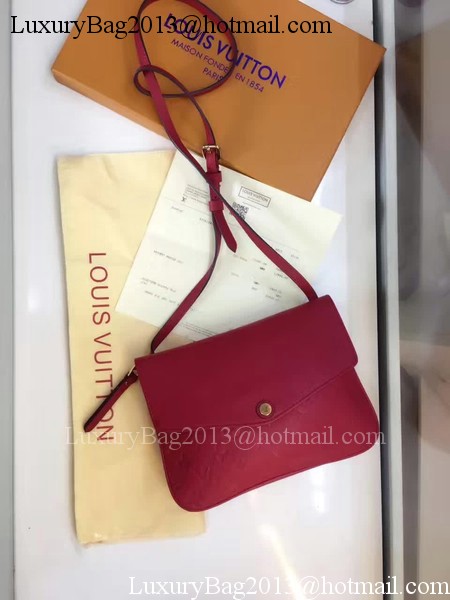 Louis Vuitton Monogram Empreinte POCHETTE FELICIE M50258 Red