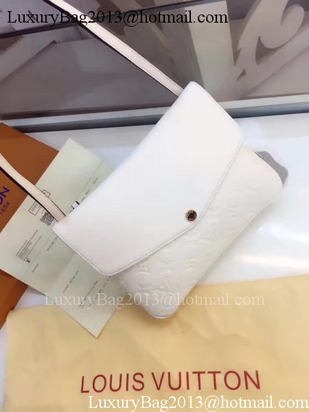 Louis Vuitton Monogram Empreinte POCHETTE FELICIE M50258 White