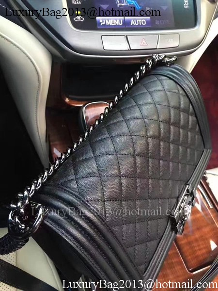 Boy Chanel Flap Shoulder Bag Original Leather A67086 Black