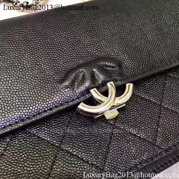 Chanel Flap Shoulder Bag Calfskin Leather A32781 Black