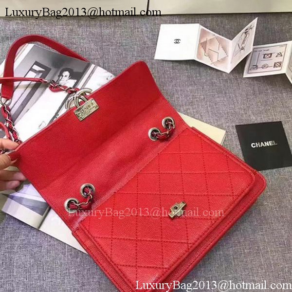 Chanel Flap Shoulder Bag Calfskin Leather A32781 Red