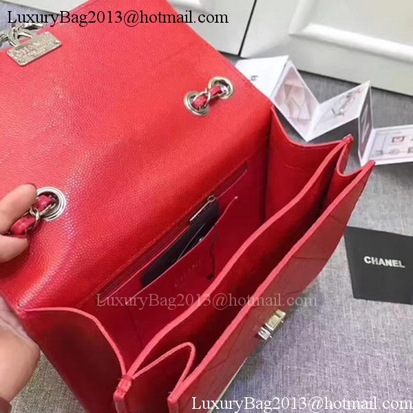 Chanel Flap Shoulder Bag Calfskin Leather A32781 Red