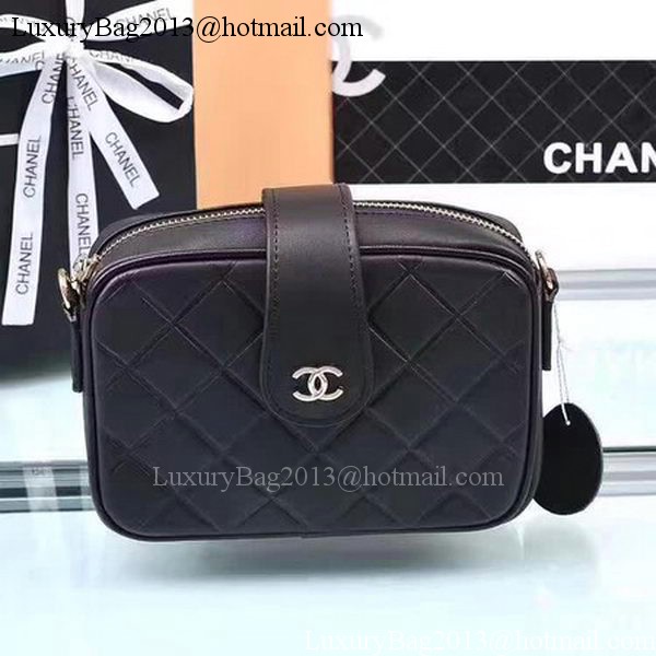 Chanel Shoulder Bag Calfskin Leather A33269 Black