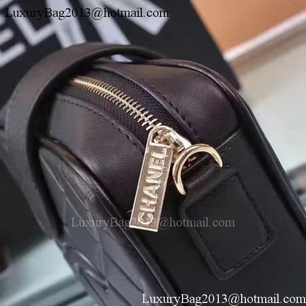 Chanel Shoulder Bag Calfskin Leather A33269 Black