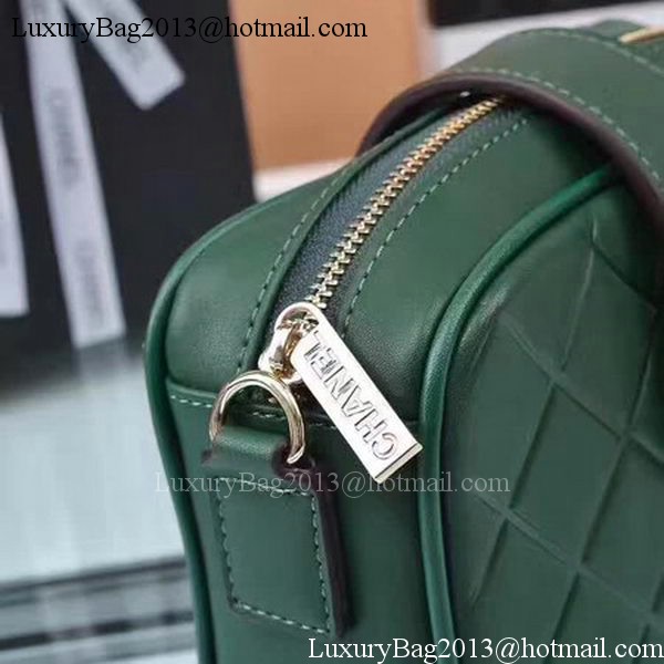 Chanel Shoulder Bag Calfskin Leather A33269 Green