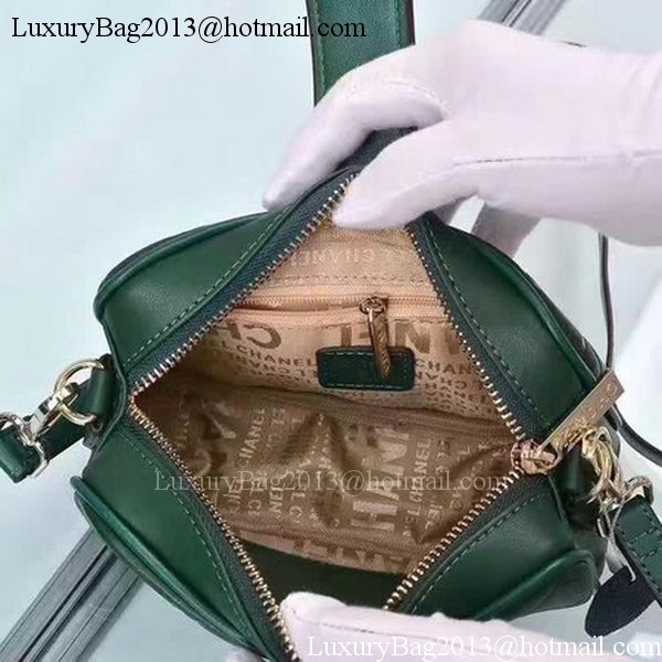 Chanel Shoulder Bag Calfskin Leather A33269 Green