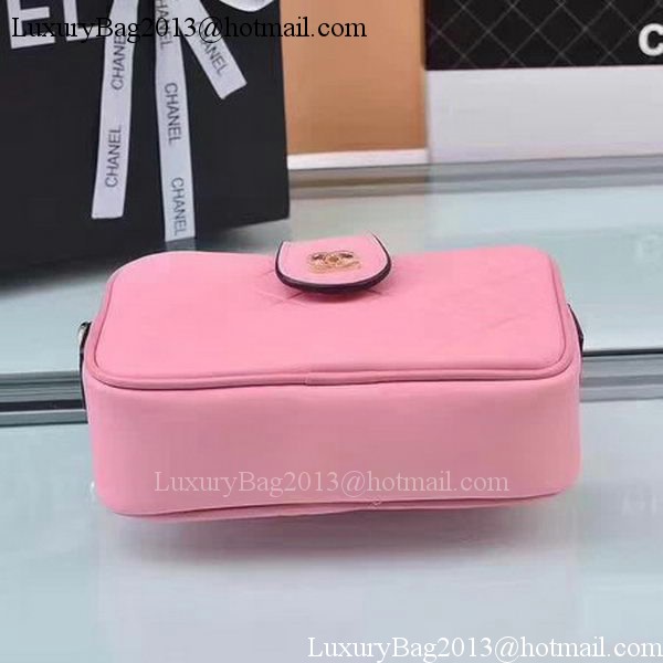 Chanel Shoulder Bag Calfskin Leather A33269 Pink