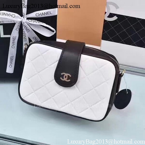 Chanel Shoulder Bag Calfskin Leather A33269 White