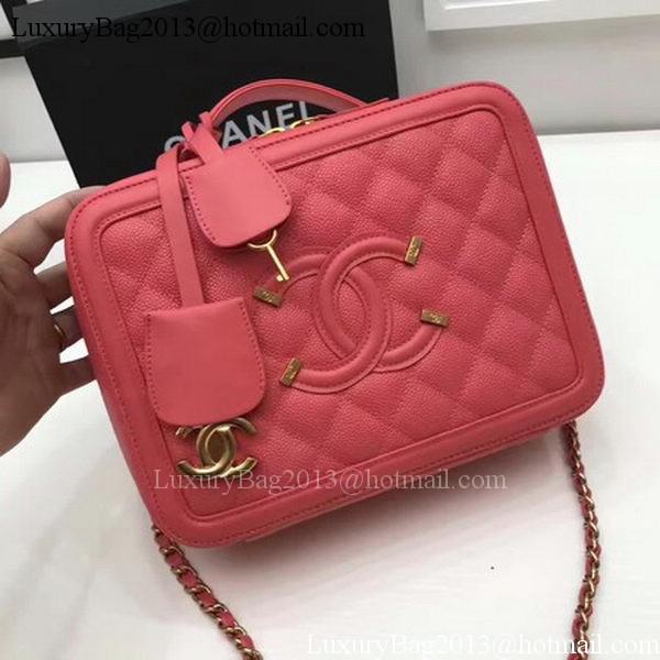 Chanel Shoulder Bag Original Calfskin Leather CHA1812 Red