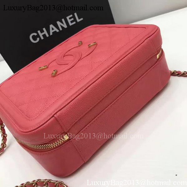 Chanel Shoulder Bag Original Calfskin Leather CHA1812 Red