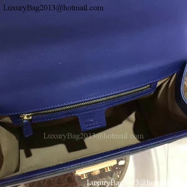 Gucci Padlock Series Gucci Signature Shoulder Bag 409486 Royal
