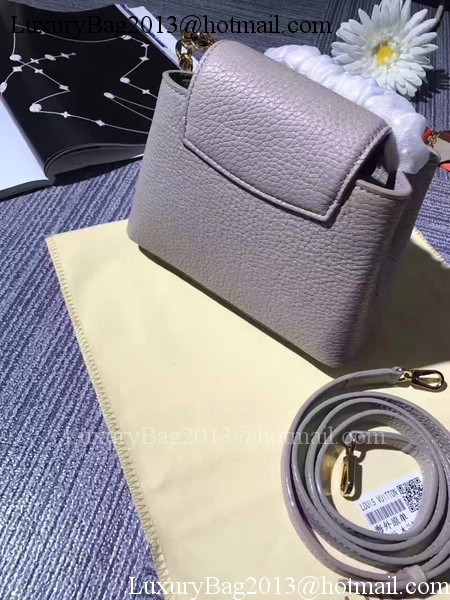 Louis Vuitton original Elegant Capucines Bags M42935 Grey