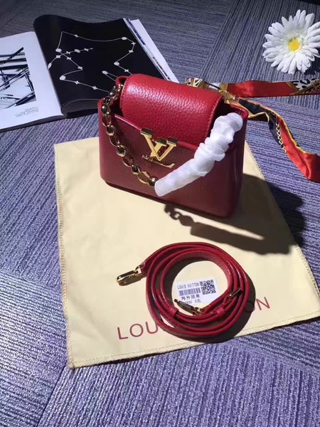 Louis Vuitton originalElegant Capucines Bags M42935 Red