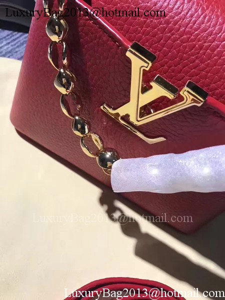 Louis Vuitton originalElegant Capucines Bags M42935 Red