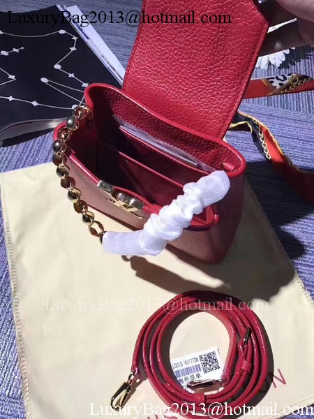 Louis Vuitton originalElegant Capucines Bags M42935 Red